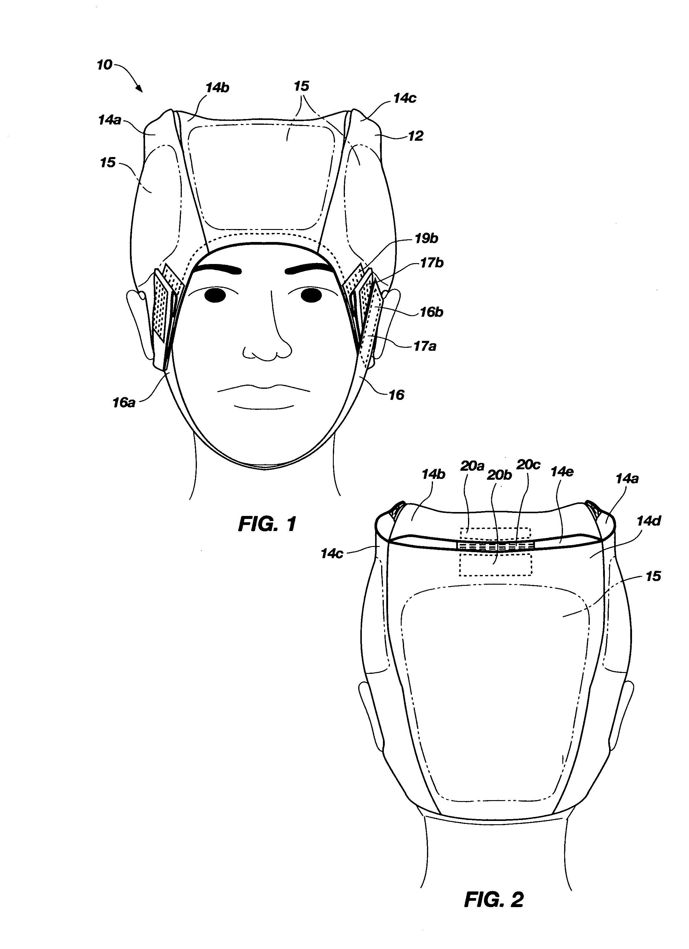 Helmet trauma bandage and method