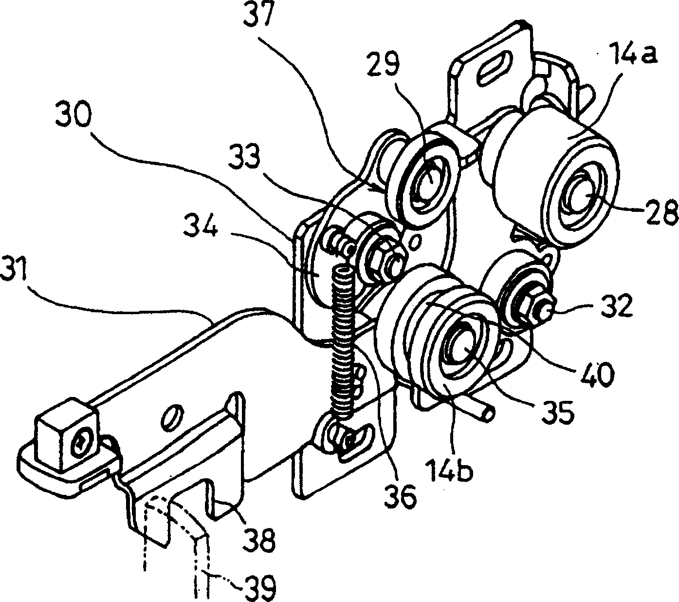 Elevater-door equipment