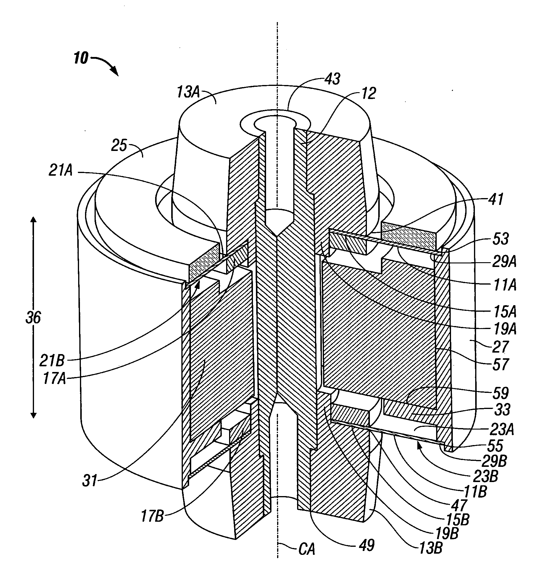 Flexural disc fiber optic sensor