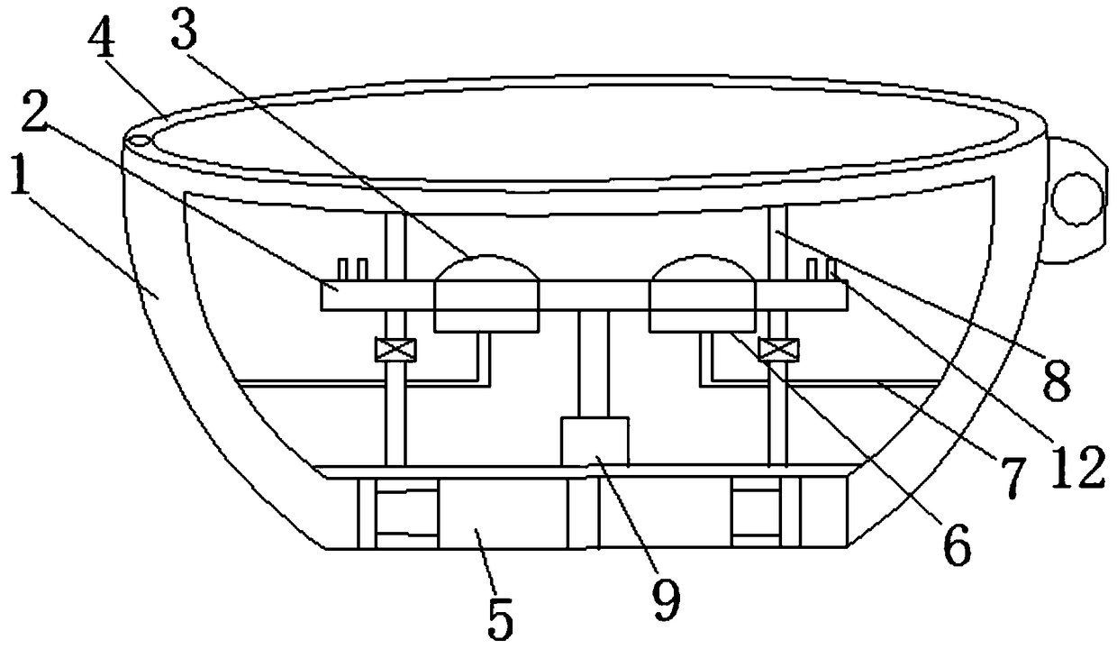 Hemispherical inspection platform for electric power maintenance