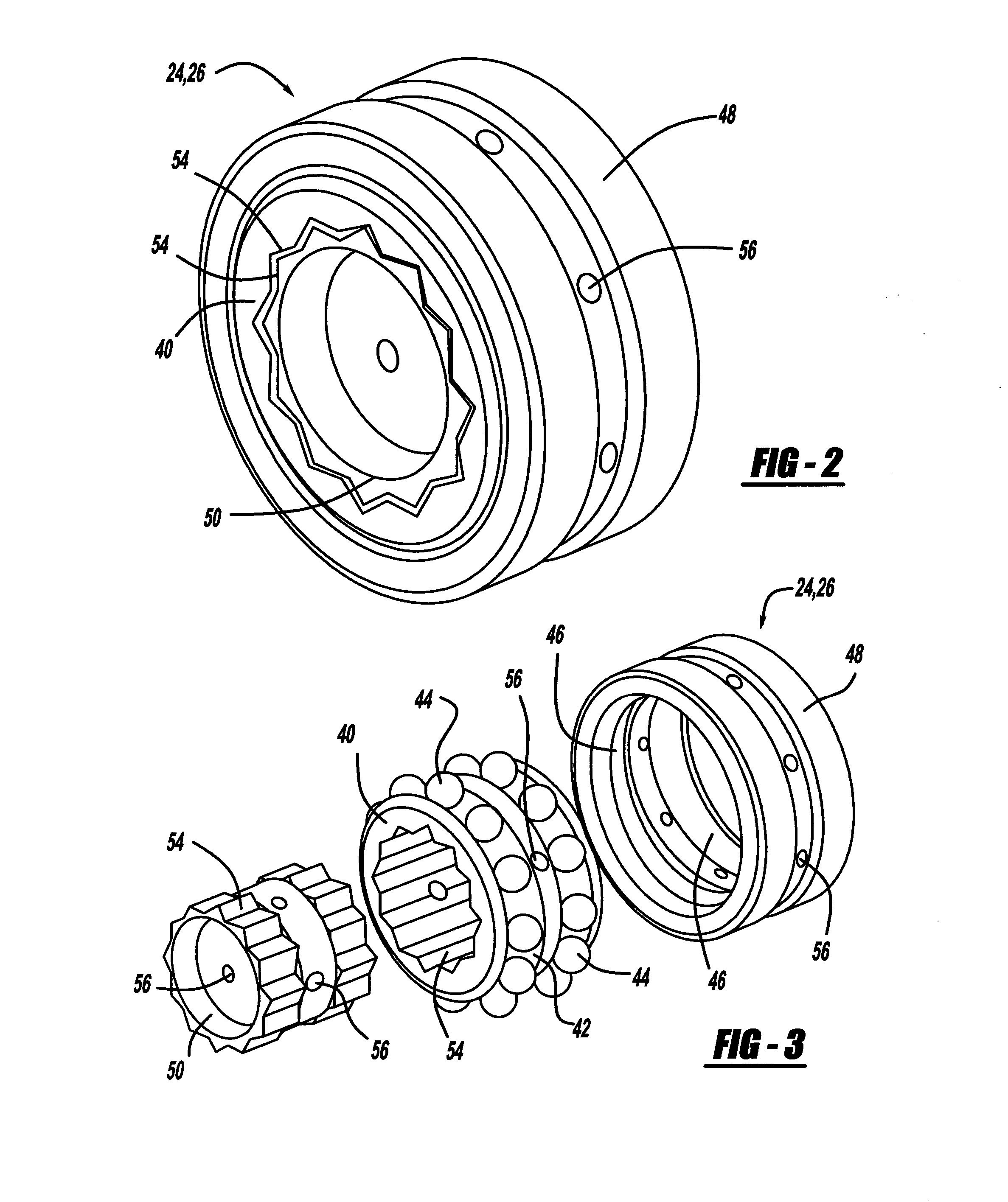 Combination hydrodynamic and rolling bearing system