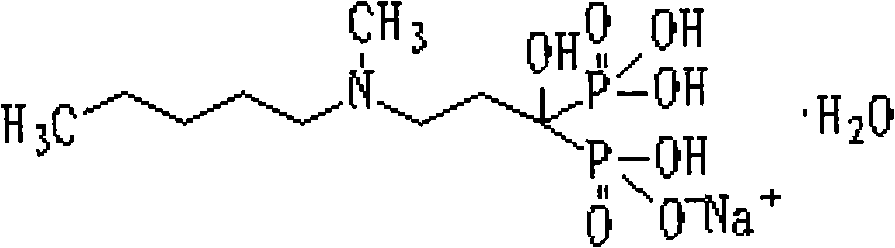 Preparation method of compound sodium ibandronate