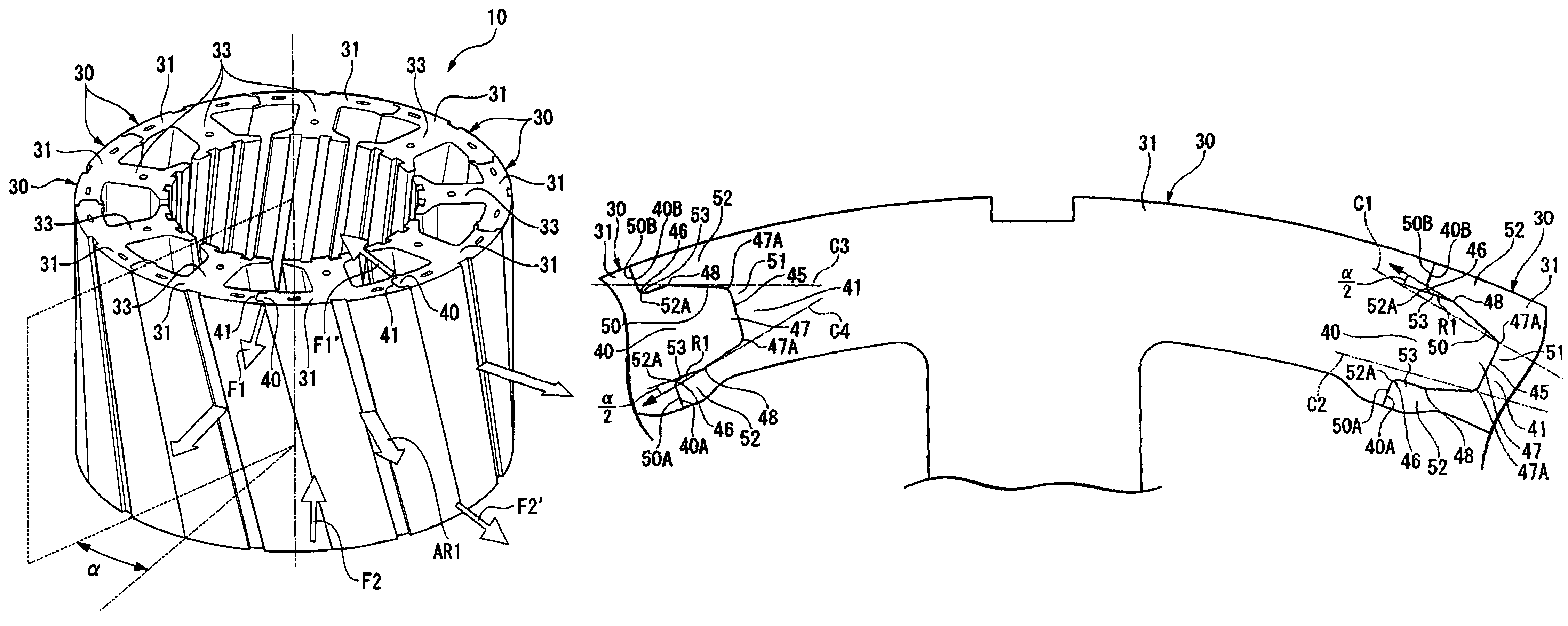 Motor, rotary electric machine and its stator, and method for manufacturing the stator