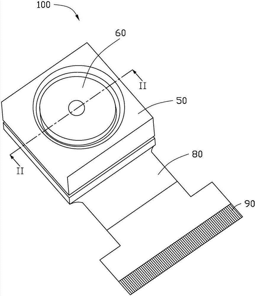 Assembling method of camera module, camera module, and mobile terminal