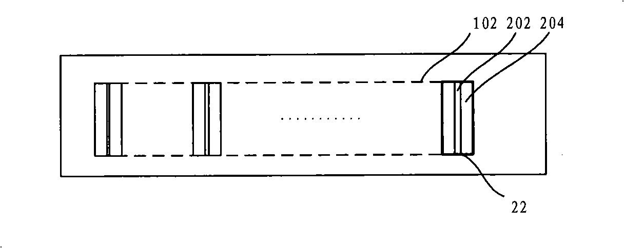 Test substrate, test substrate mask and test substrate forming method