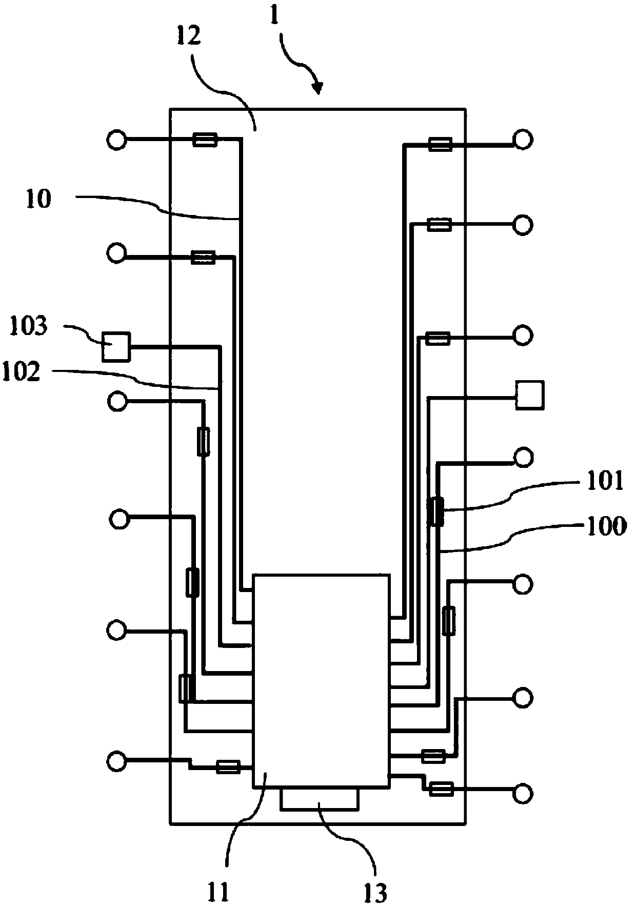 Battery signal acquisition module and battery protection system using same