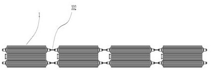 Water inlet channel interception device for hydroelectric power generation equipment