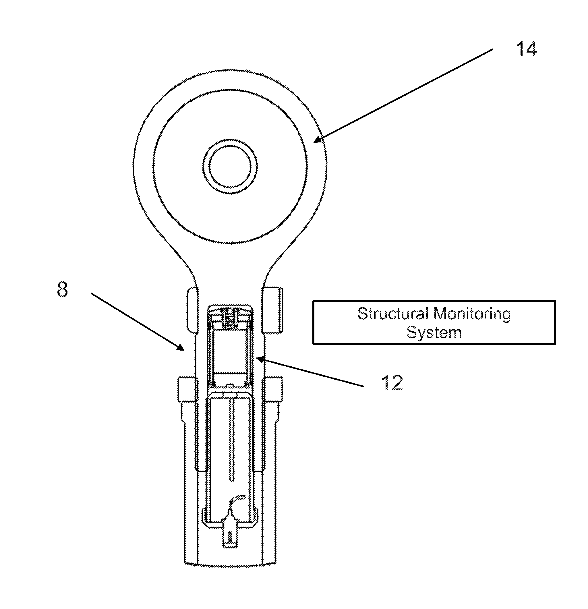 Internal structural monitoring system