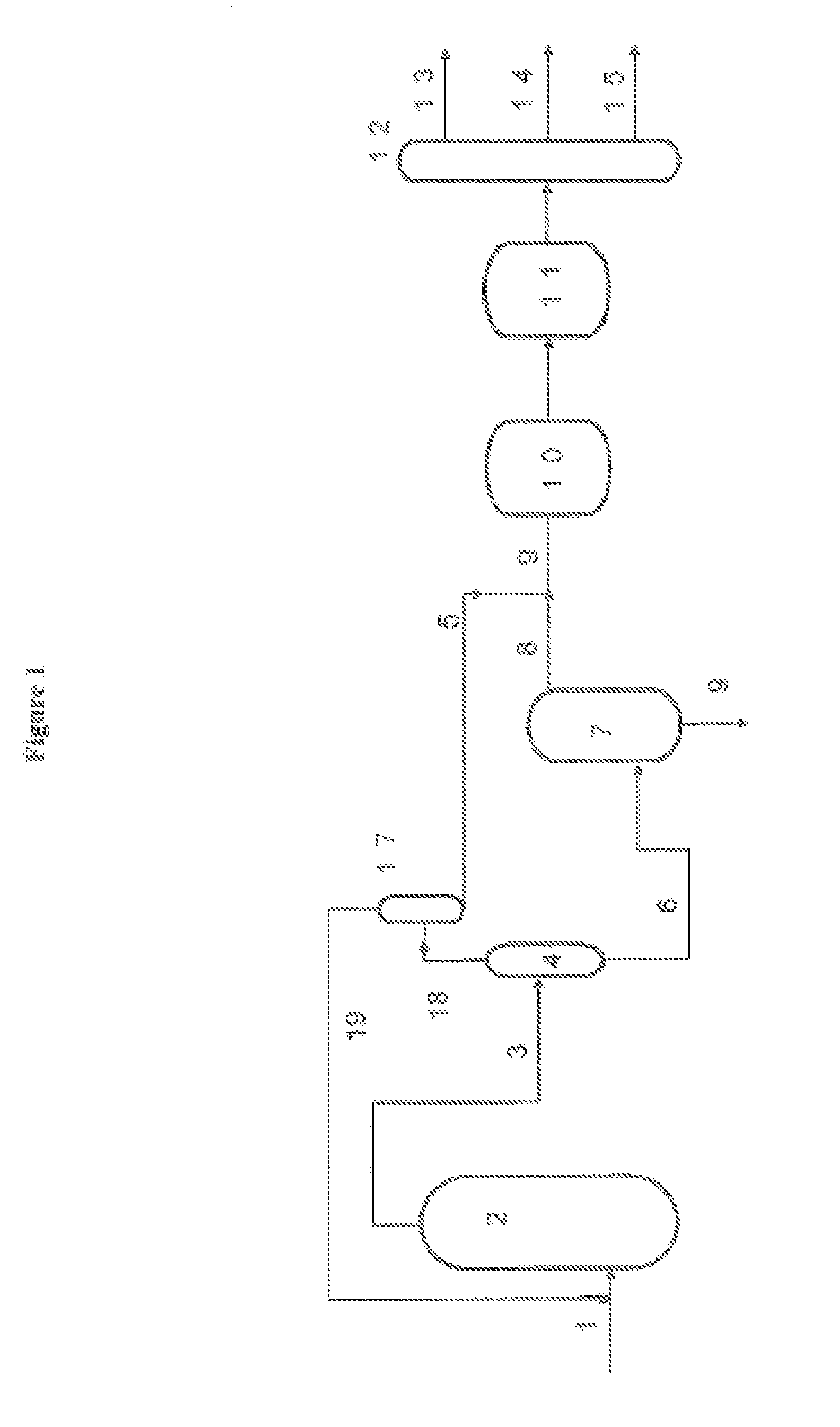 Residue conversion process that includes a deasphalting stage and a hydroconversion stage