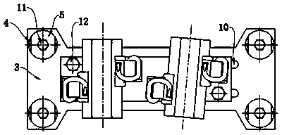 Vibration reduction turnout pedestal system and assembly method