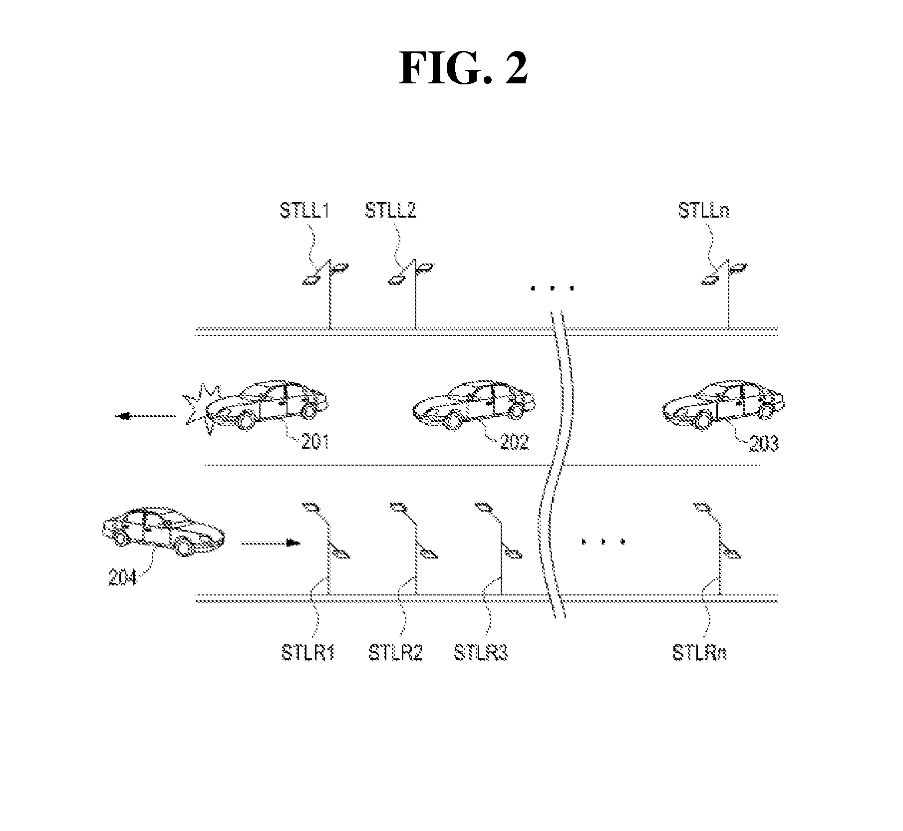 Street lamp for providing safe driving information and system for providing safe driving information using street lamp