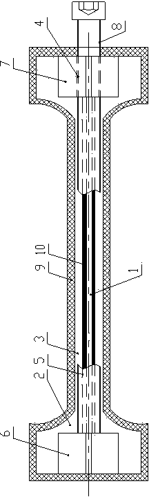 Spot welding fiber bragg grating strain sensor and installation method thereof