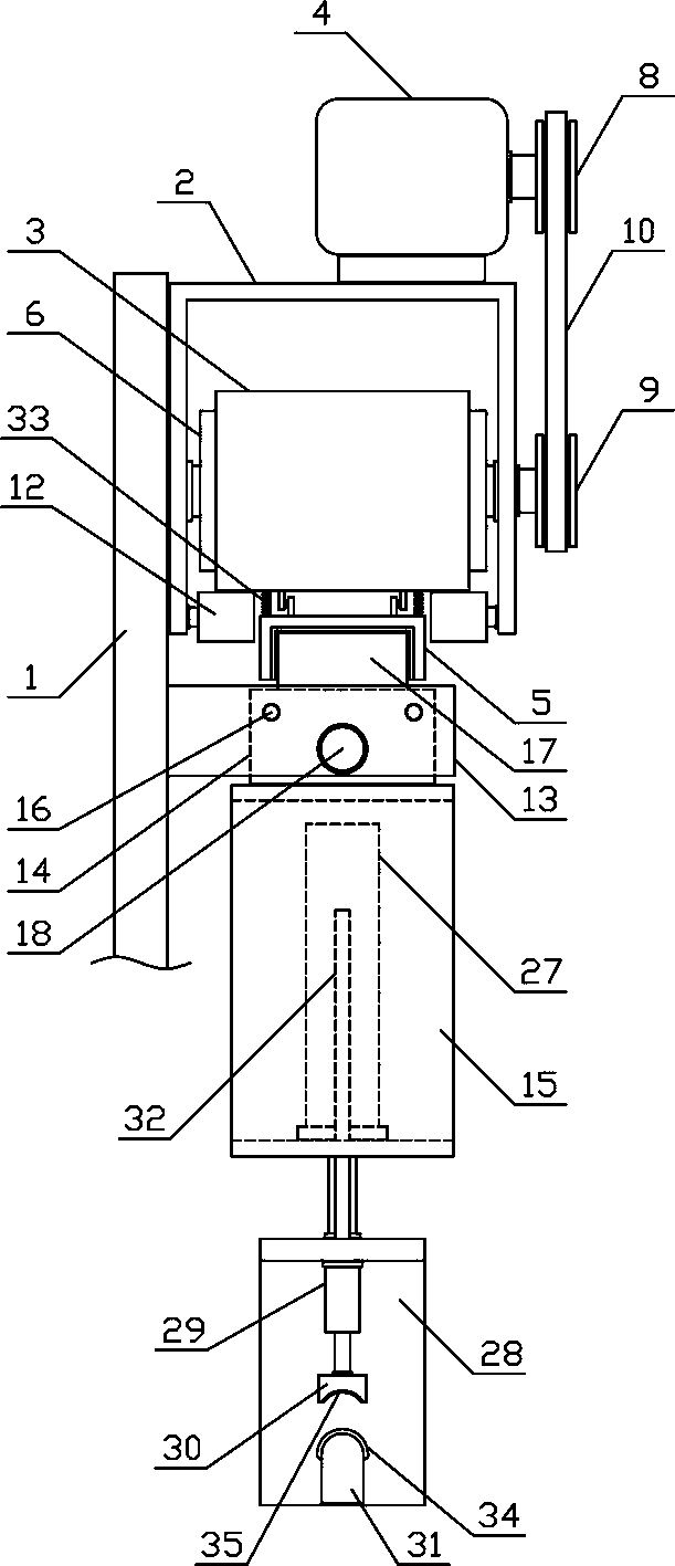 Flax carding feeding mechanism