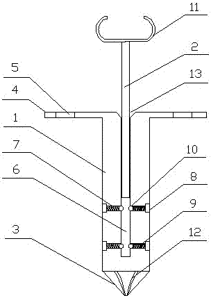 Anti-loosening tent ground screw