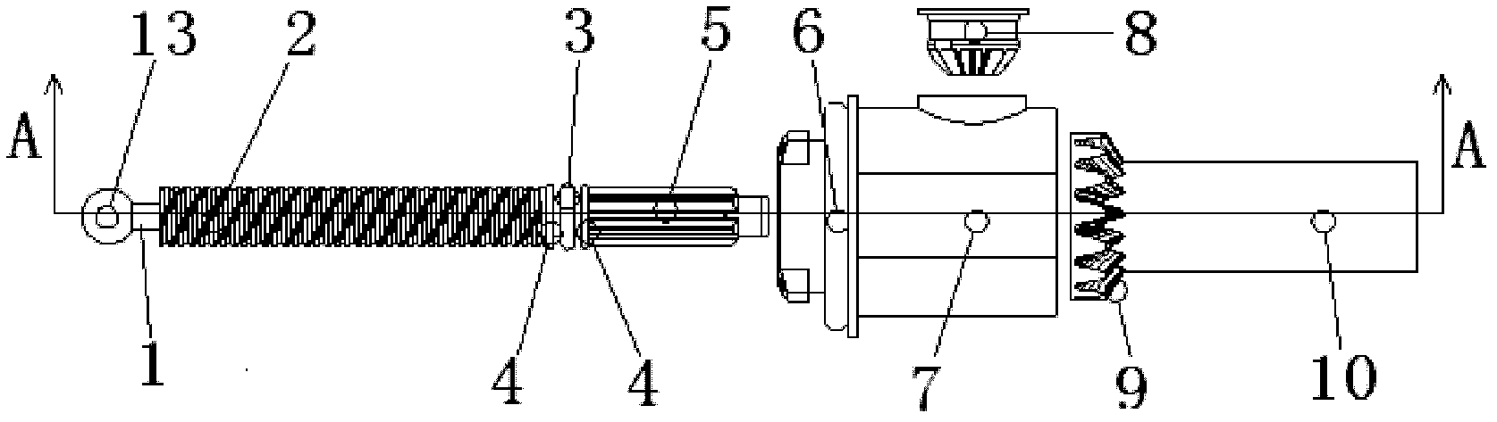 Light-regulating structure of automobile headlamp