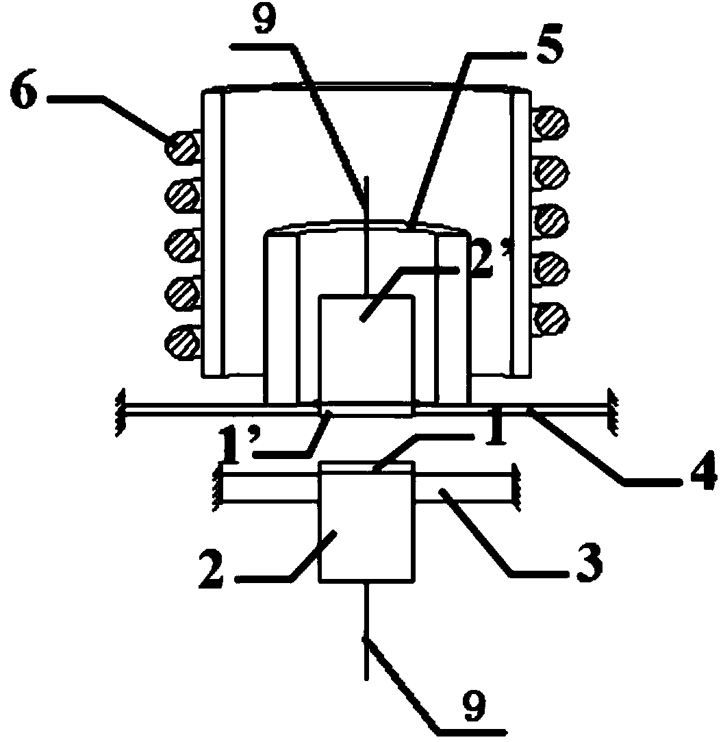 Electromagnet driving type Fabry-Perot optical filter adjustable in wave length