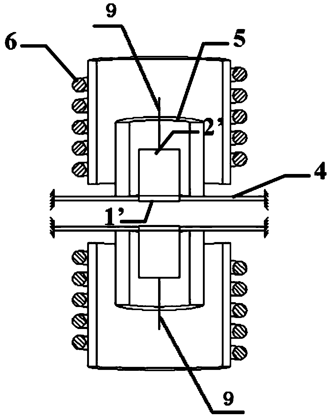 Electromagnet driving type Fabry-Perot optical filter adjustable in wave length