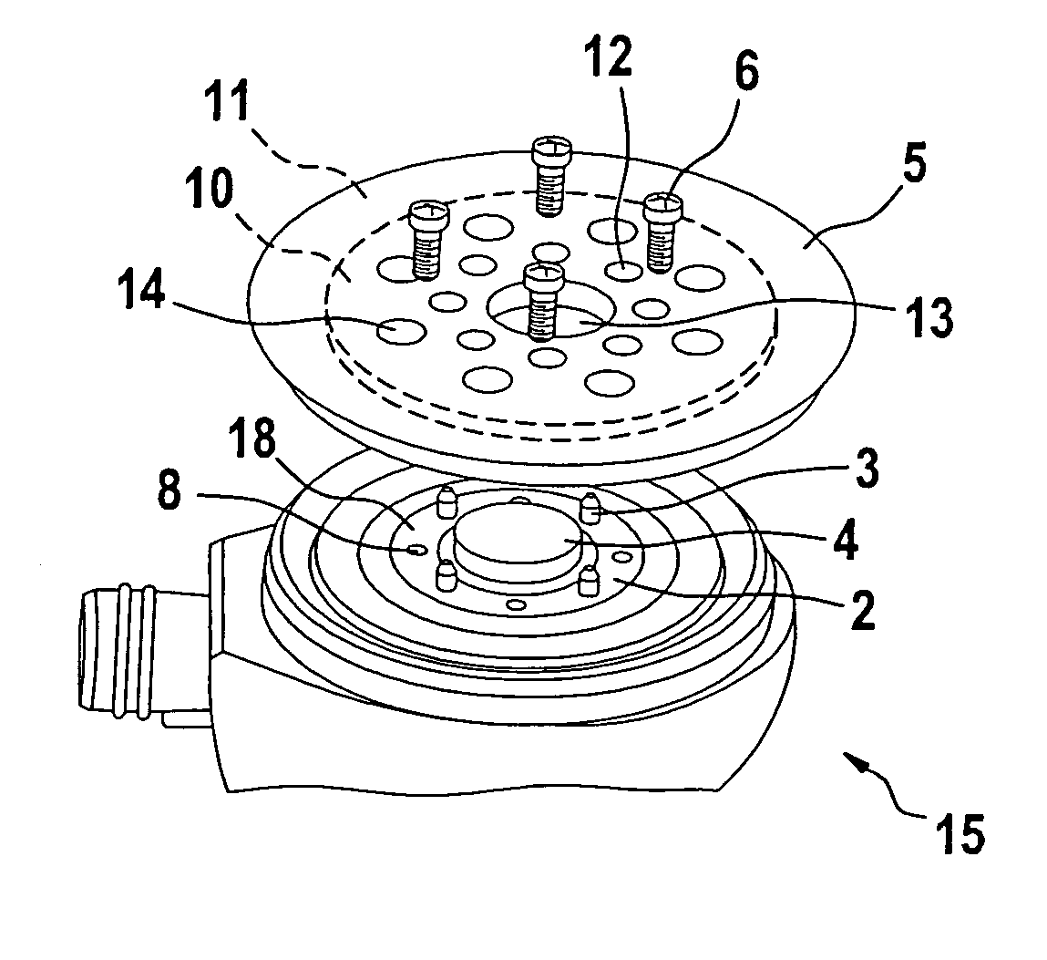 Grinding-disk receiving element especially for a hand-guided electric grinding tool