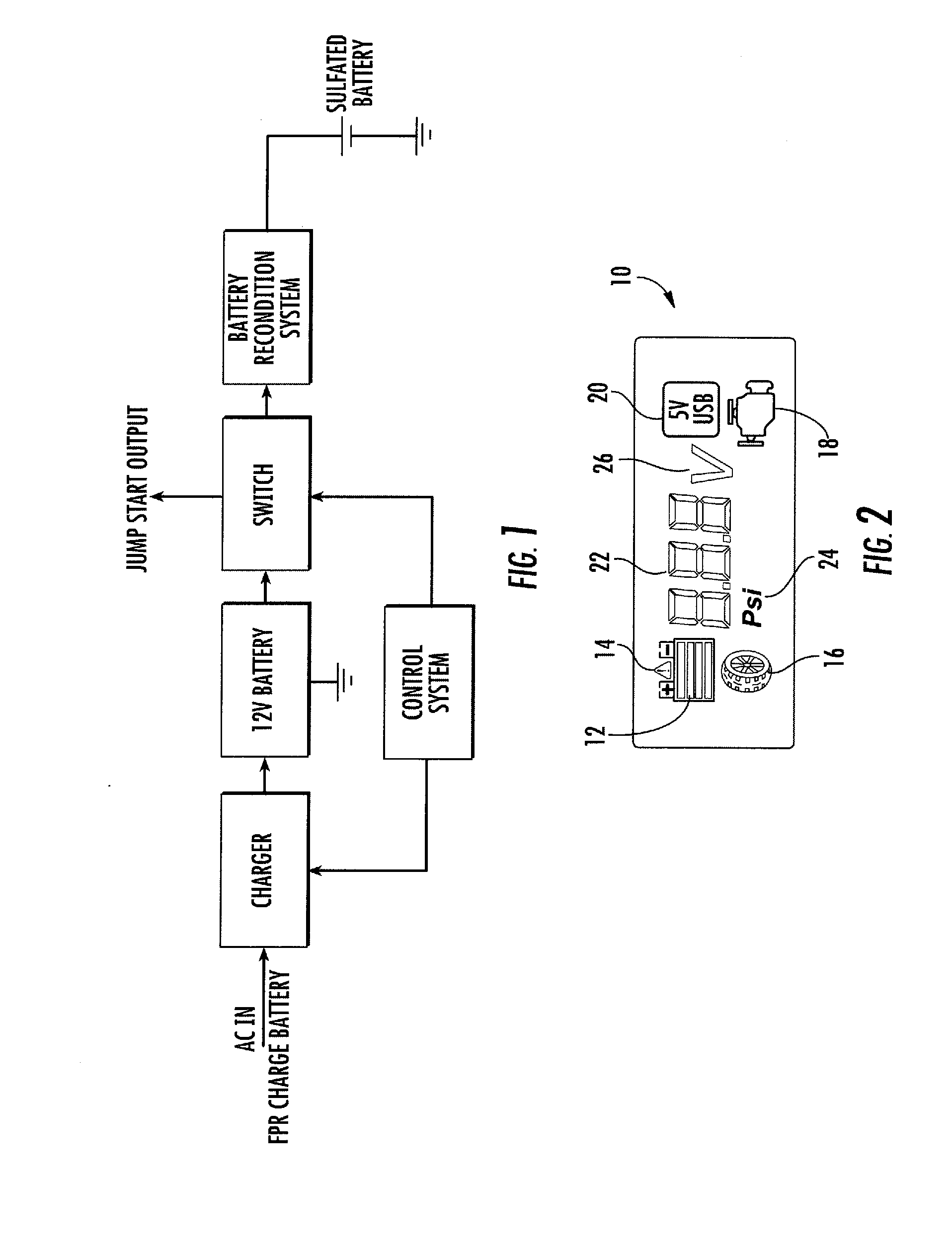 Multi-purpose battery jump starter and reconditioner