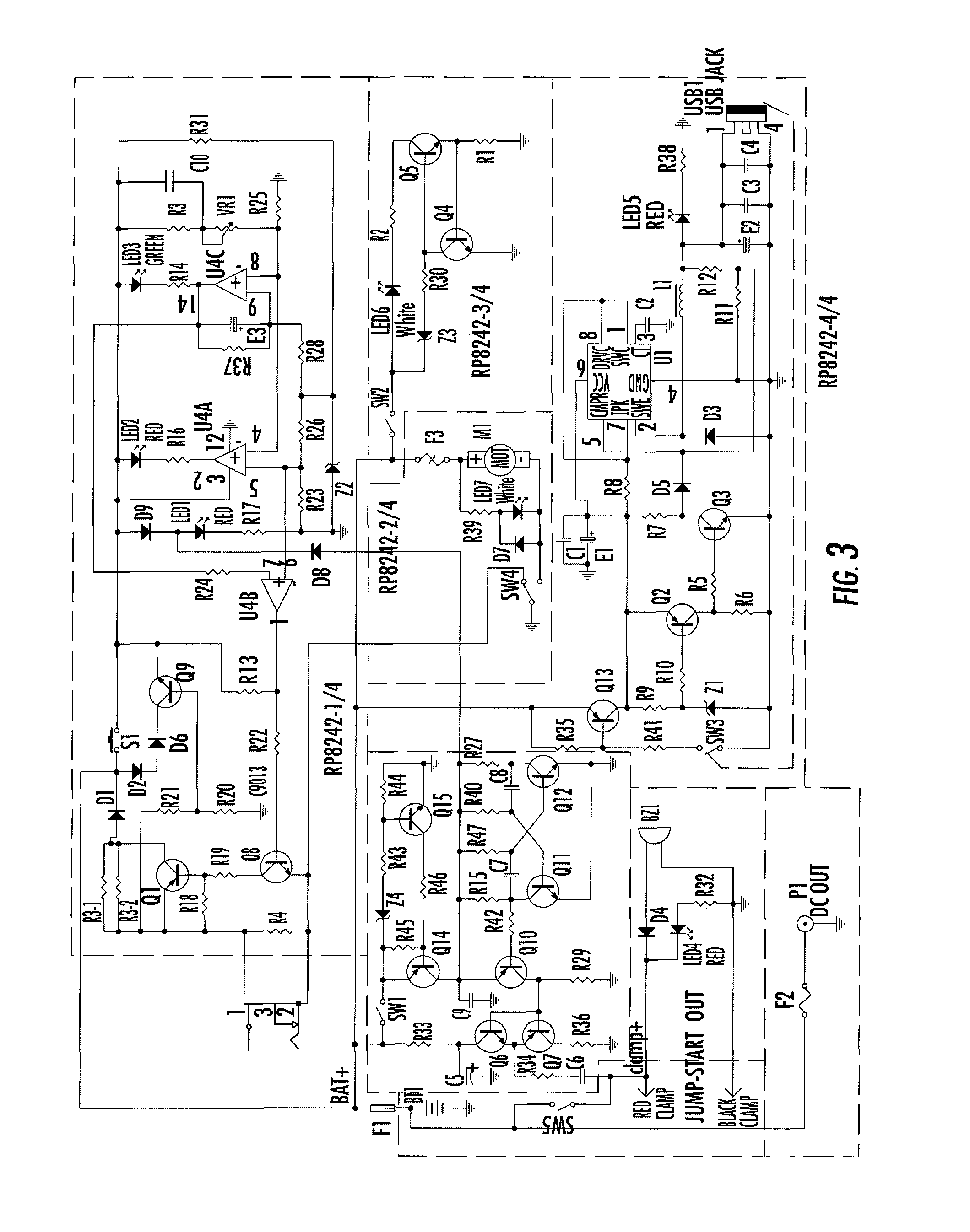 Multi-purpose battery jump starter and reconditioner