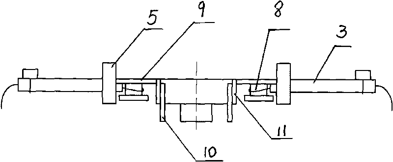 Bottom lifting type U-shaped tram guard