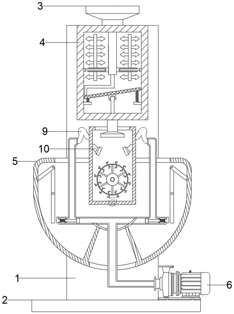 Agricultural soil pollution treatment device