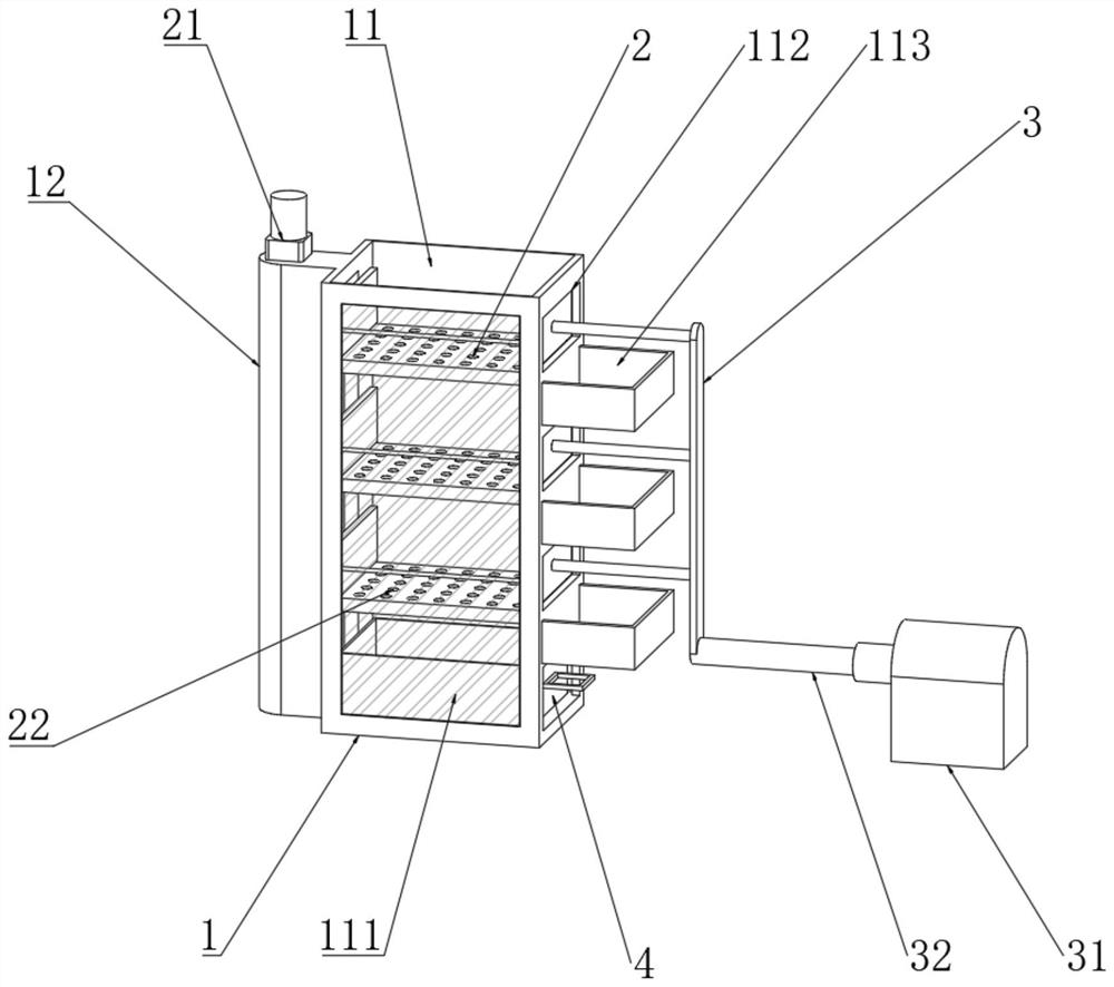 Efficient solid waste sorting treatment device