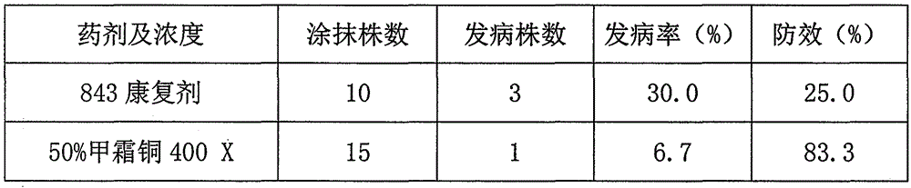 A kind of prevention and treatment method of gum flow disease of pepper tree