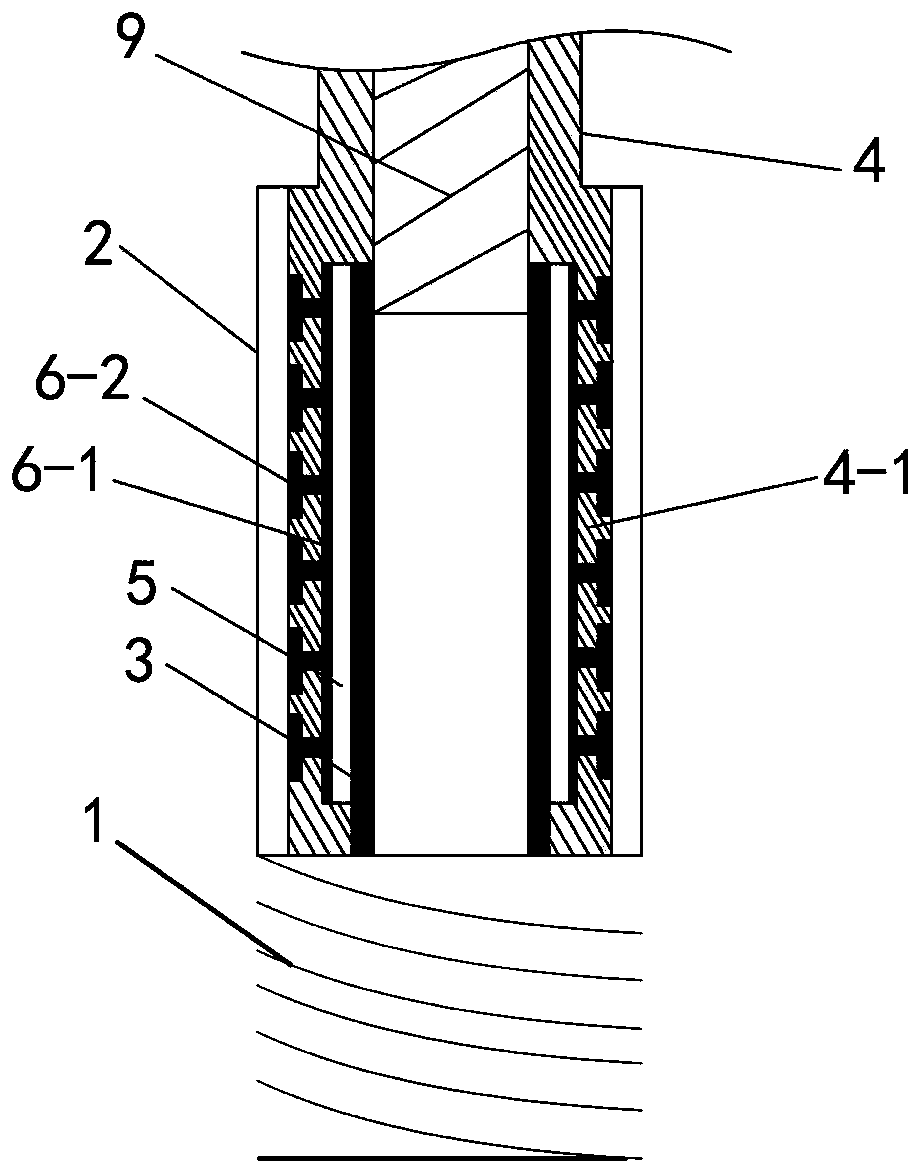 Low-height and high-reliability high-voltage wire for fuel gas and fabrication method of high-voltage wire