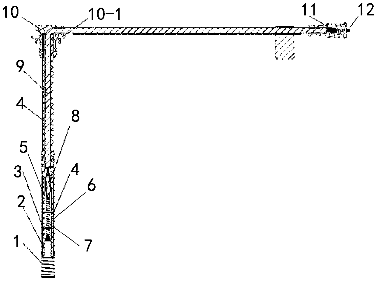 Low-height and high-reliability high-voltage wire for fuel gas and fabrication method of high-voltage wire