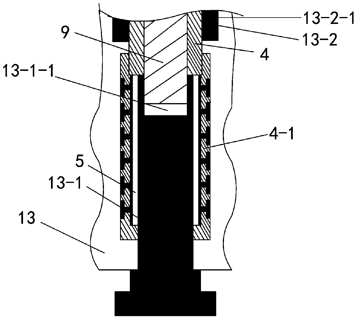 Low-height and high-reliability high-voltage wire for fuel gas and fabrication method of high-voltage wire