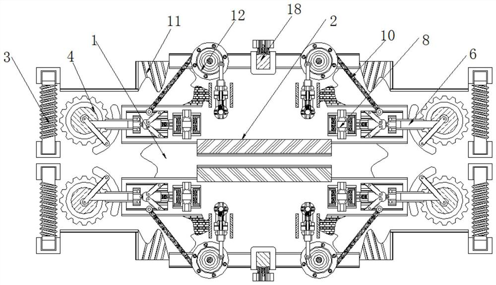 Metal plate intelligent stamping equipment capable of avoiding edge folding