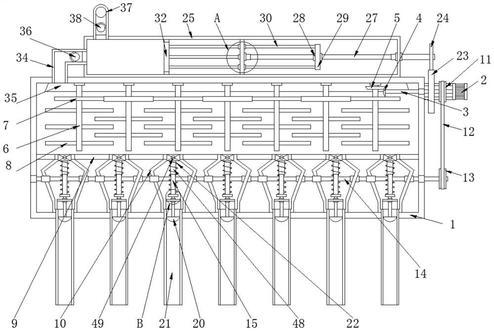 Seeder discharging device and using method thereof