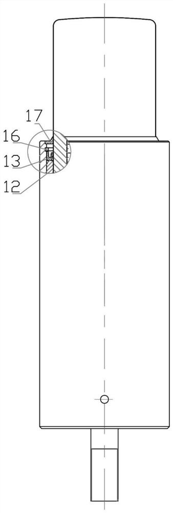 Buffer element and power head buffer device with same