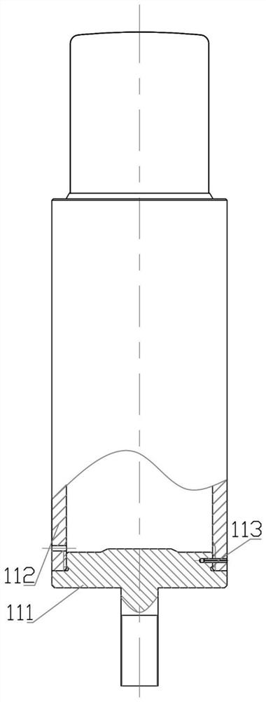 Buffer element and power head buffer device with same