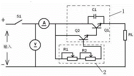 Electromagnetic compatibility passive control type adjustable load circuit and box applying circuit