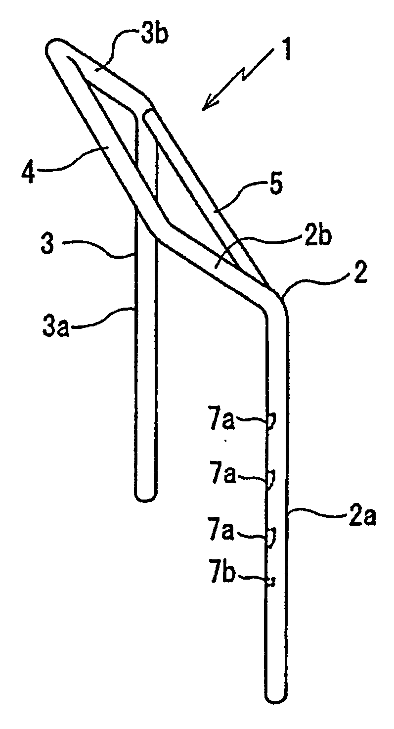 Plastic headrest frame