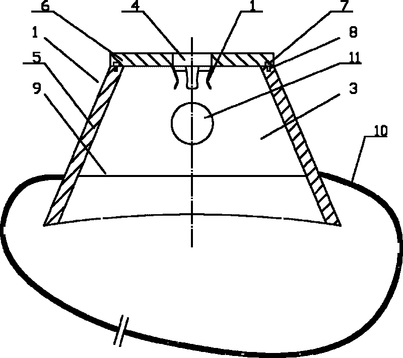 Device for fixing moxa stick