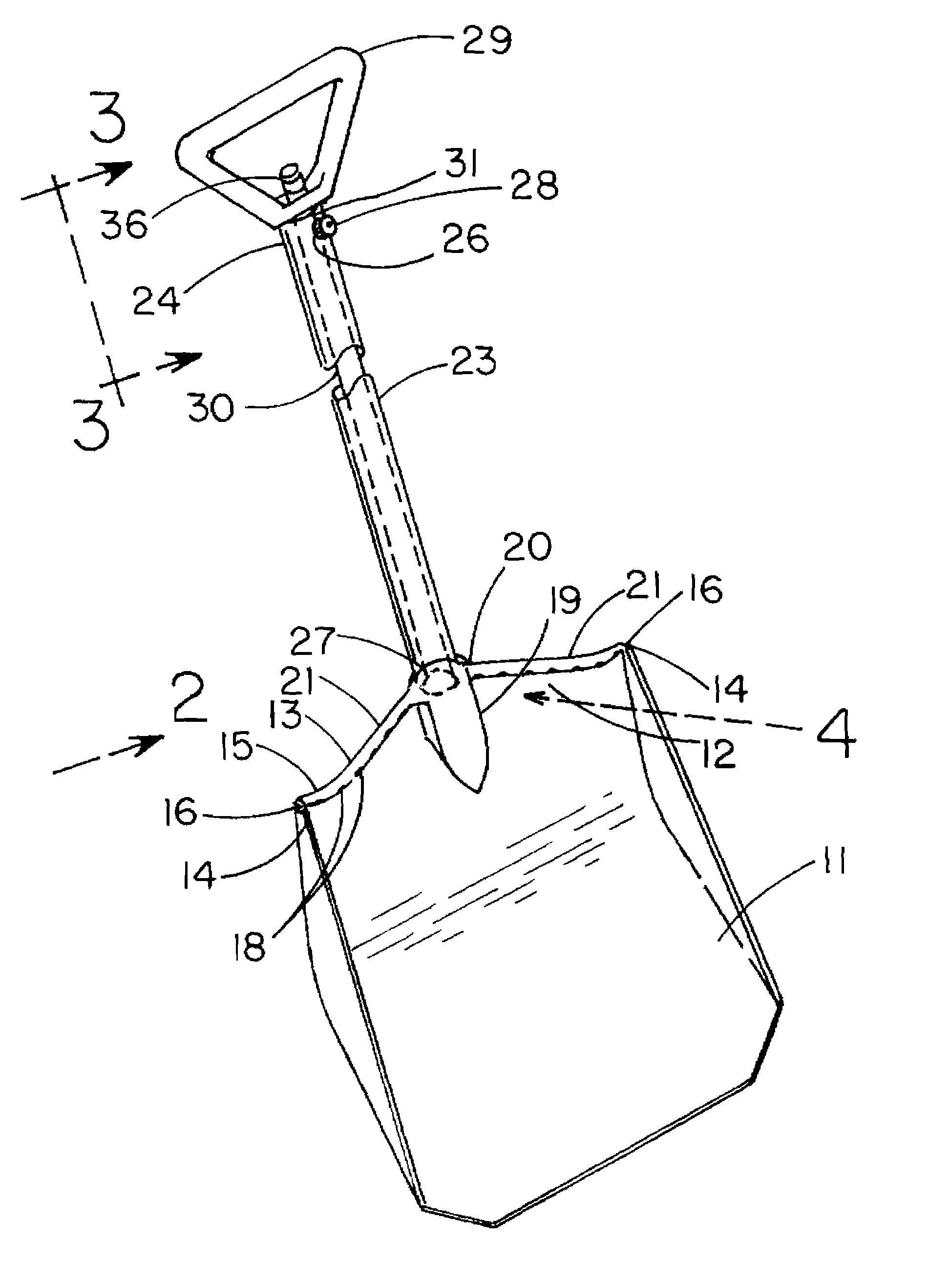 Oil-dispensing asphalt shovel