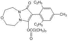 Weeding composition containing flucarbazone, pinoxaden and florasulam