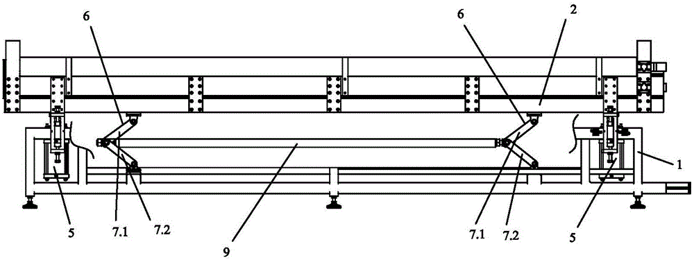 Double-layer lifting workbench