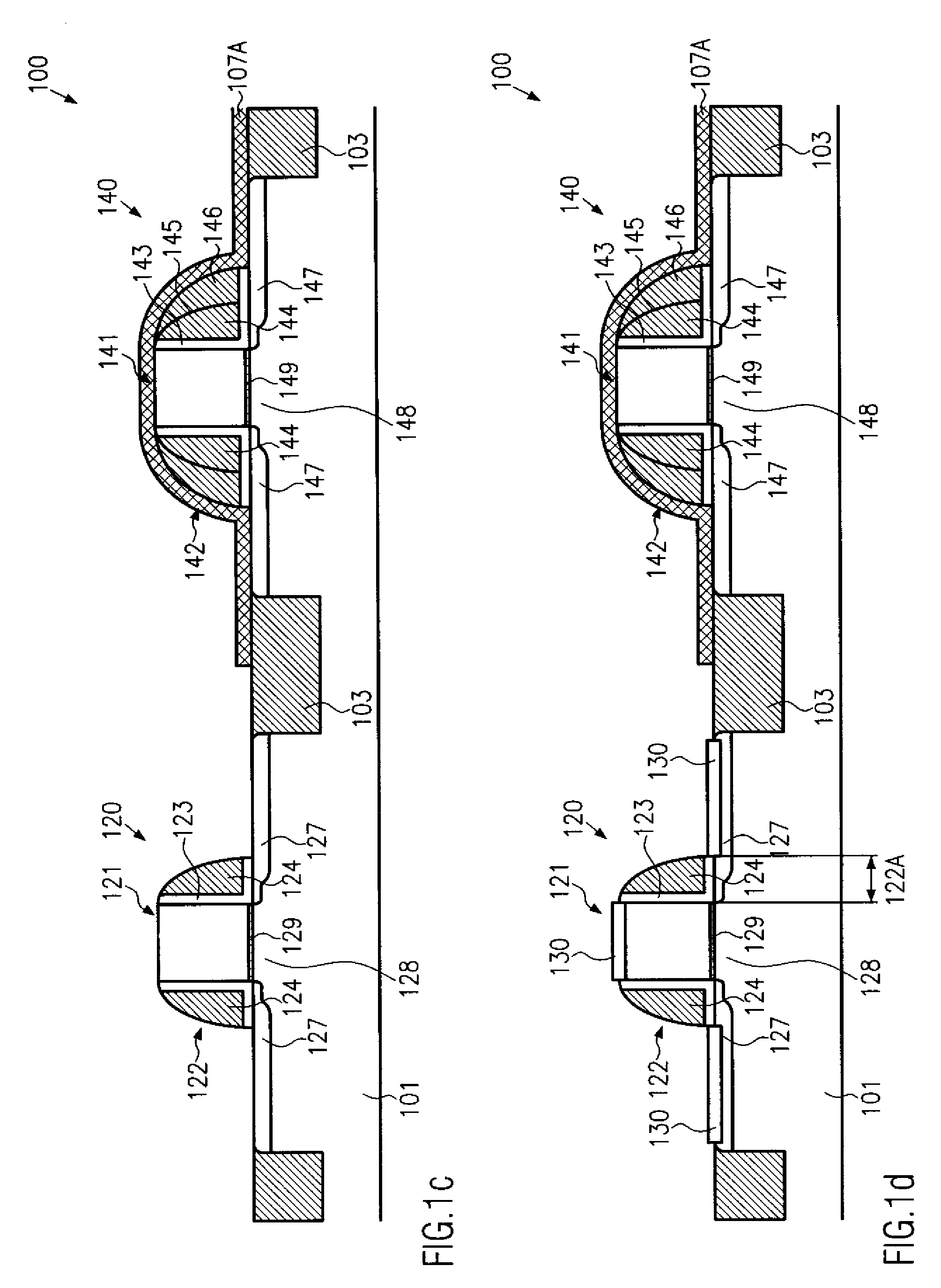 Technique for forming contact insulation layers and silicide regions with different characteristics