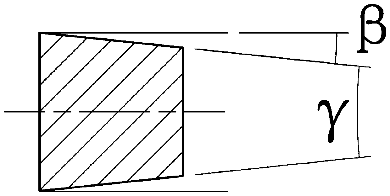 Method for machining reverse bevel gear by variable pressure angle hobbing cutter