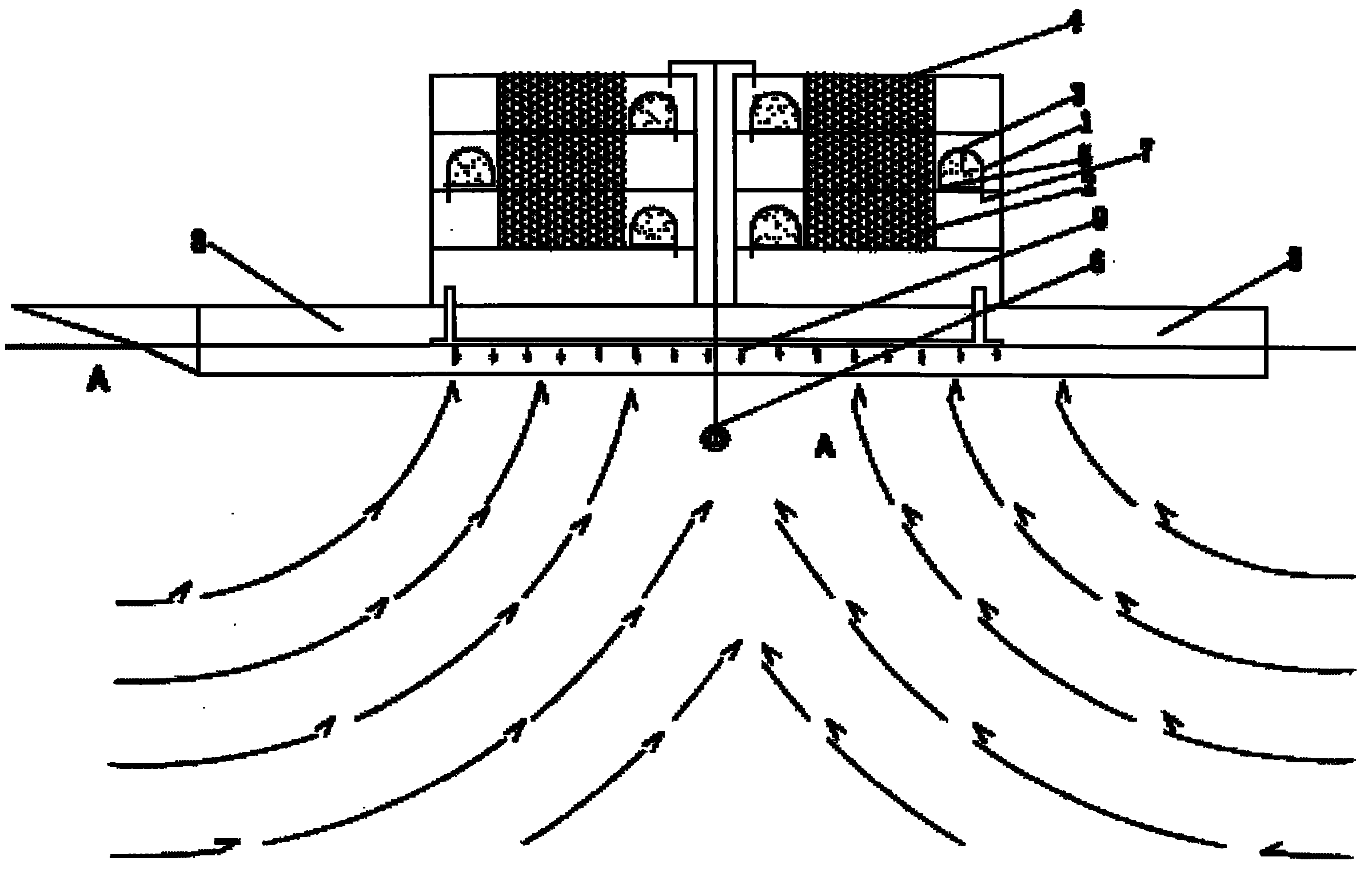 Hydraulic aerobic biological algae removal boat