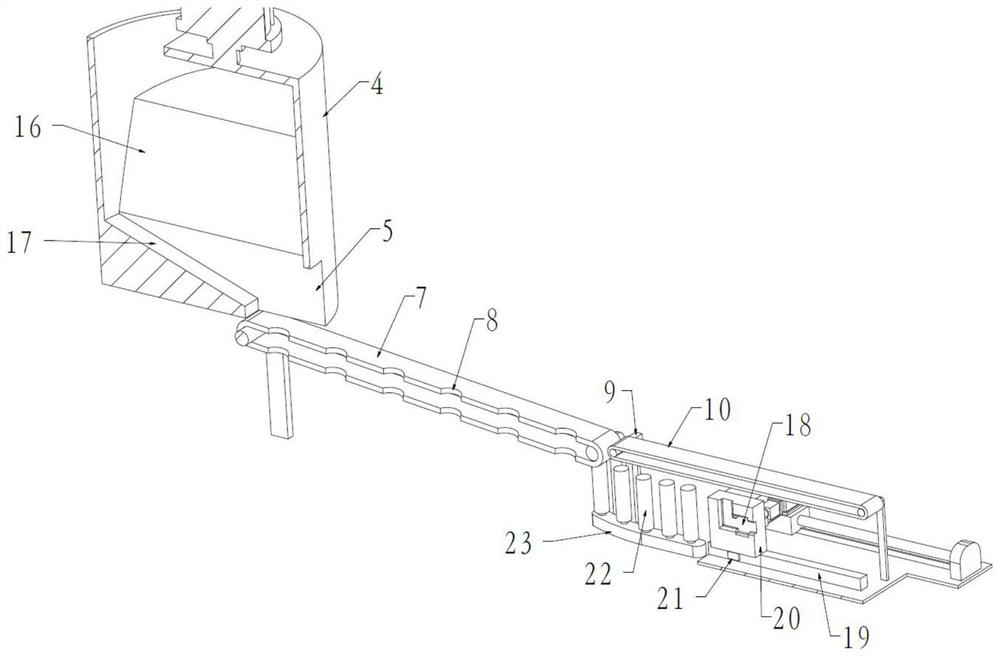 Continuous pressing seat assembly taking and transferring device for automatic production of flusher