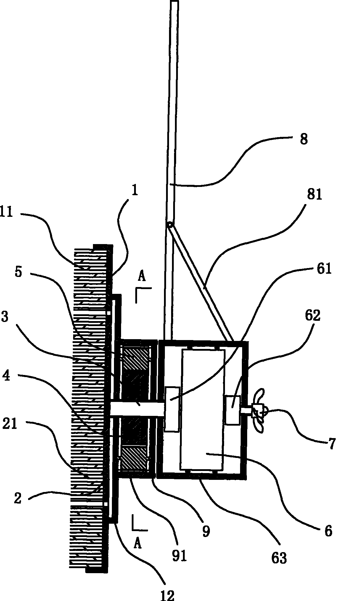 Net clothing cleaning machine