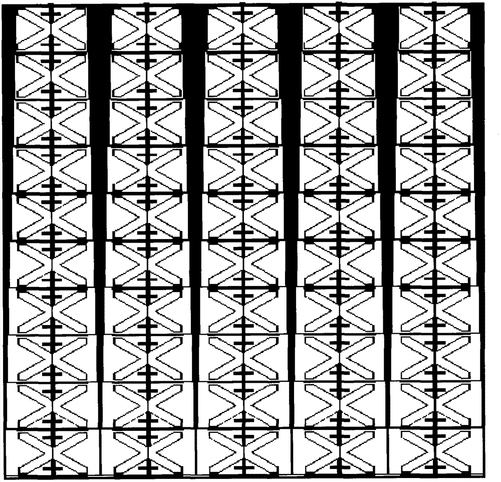 Single-layer multi-point capacitive touch screen