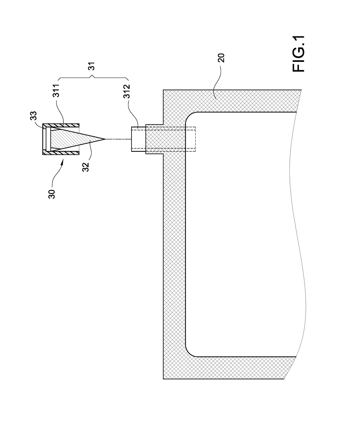 Lithium battery with exhaust structure