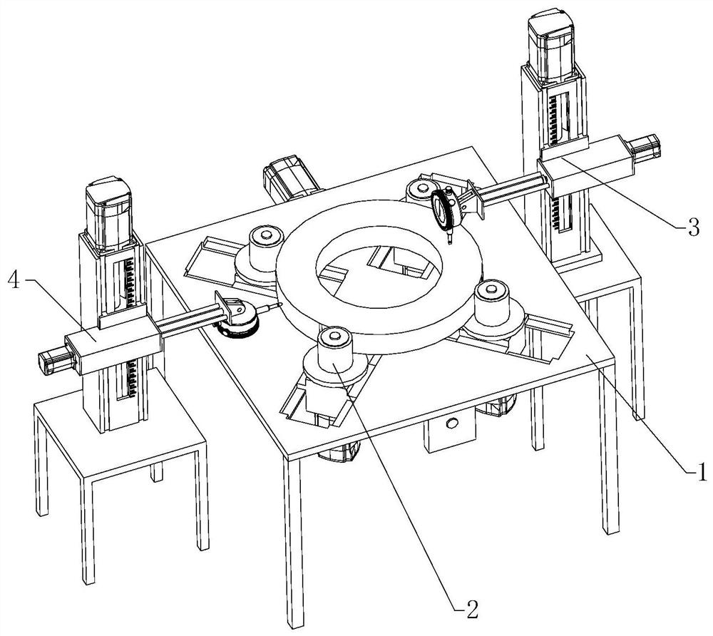 Dynamic balance testing device for forged planetary gear