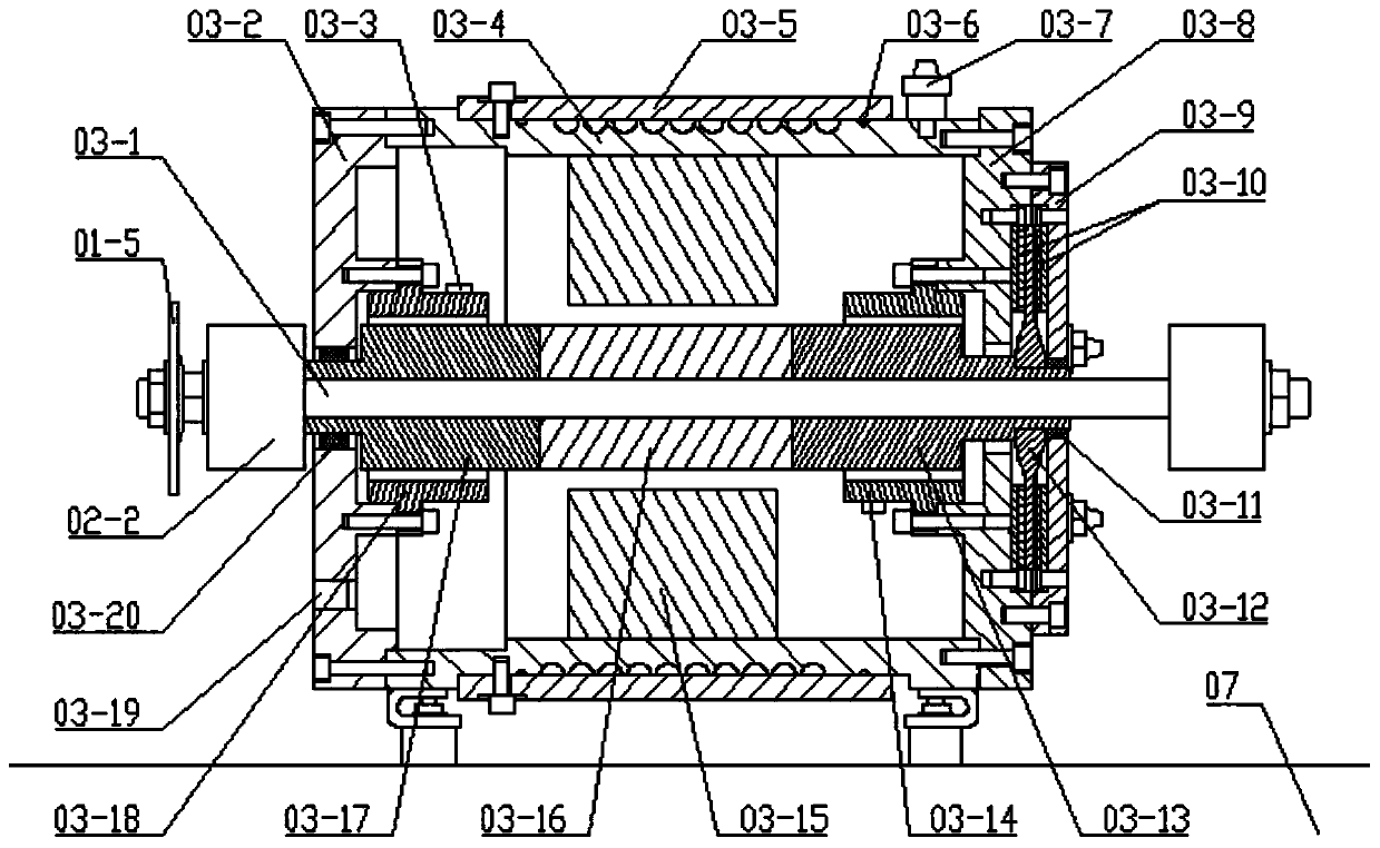 Foil gas bearing comprehensive experiment table device and experiment method